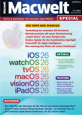 Cover of Macwelt Special