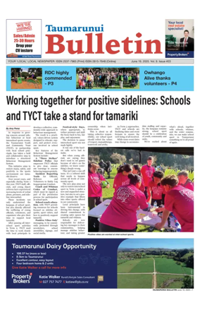 Cover of Taumarunui Bulletin