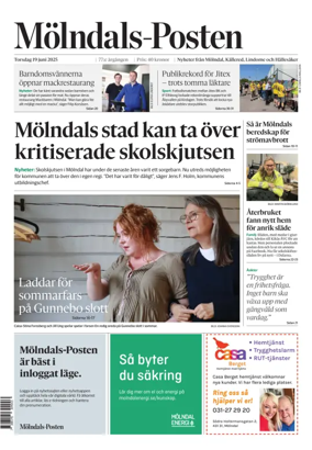 Cover of Mölndals-Posten