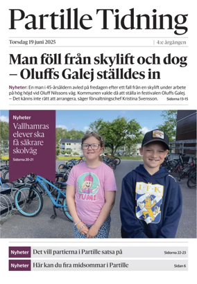 Cover of Partille Tidning