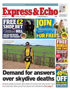 Cover of Express & Echo (City & East Devon Edition)