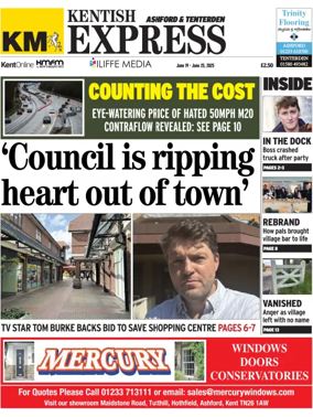 Cover of Kentish Express Ashford & District