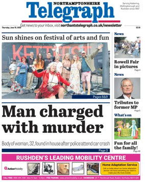 Cover of Northants Evening Telegraph