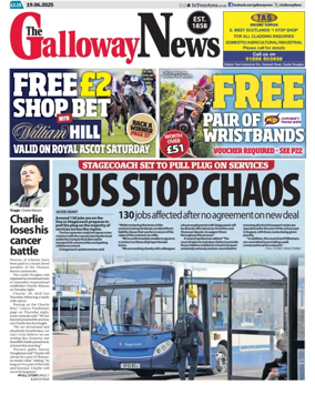 Cover of The Galloway News