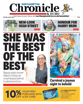Cover of The Northampton Chronicle and Echo