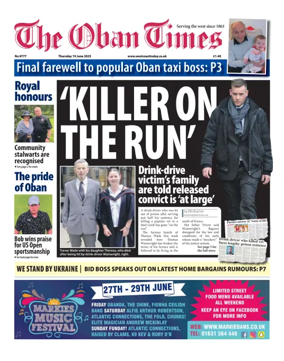 Cover of The Oban Times