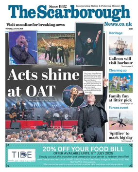 Cover of The Scarborough Evening News