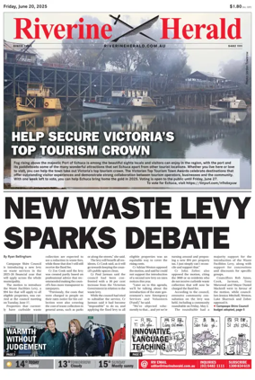 Cover of The Riverine Herald