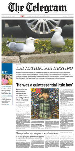 Cover of The Telegram (St. Johnâ€™s)