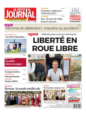 Cover of Le Petit Journal - L'hebdo local de l'Hérault