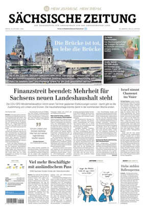 Cover of Sächsische Zeitung  (Großenhain)