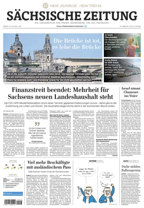 Cover of Sächsische Zeitung  (Niesky)