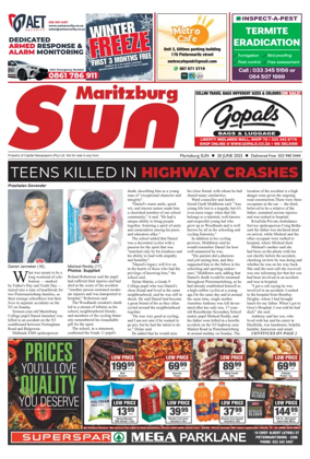 Cover of Maritzburg Sun (South Africa)