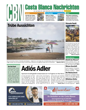 Cover of Costa Blanca Nachrichten