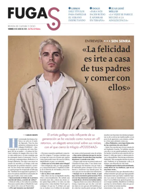 Cover of La Voz de Galicia (Pontevedra) - Fugas