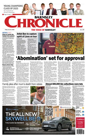 Cover of Barnsley Chronicle