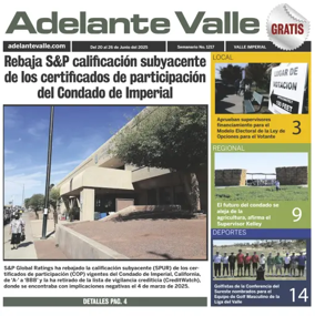 Cover of Adelante Valle