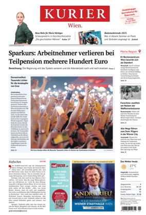 Cover of Kurier (Samstag)