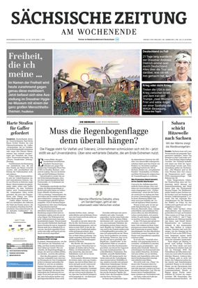 Cover of Sächsische Zeitung  (Niesky)