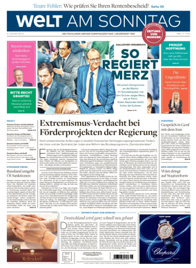 Cover of Welt am Sonntag