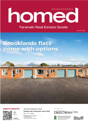 Cover of Homed Taranaki Daily News
