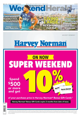 Cover of Weekend Herald