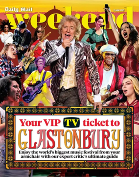 Cover of Daily Mail Weekend Magazine