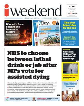 Cover of iNews Weekend