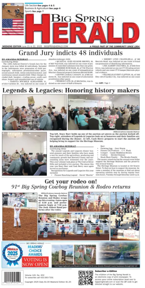Cover of Big Spring Herald Weekend