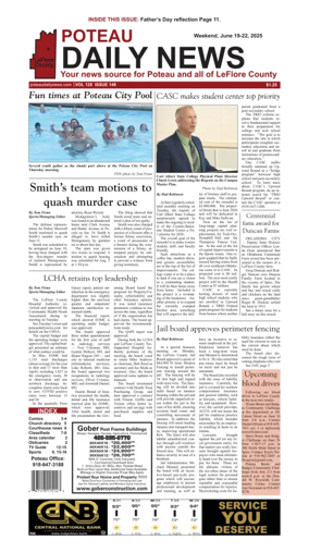 Cover of Poteau Daily News