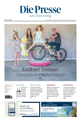 Cover of Die Presse am Sonntag