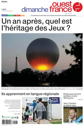 Cover of Dimanche Ouest France (Sarthe)