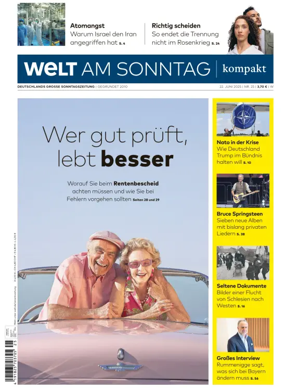 Cover of Welt am Sonntag - kompakt