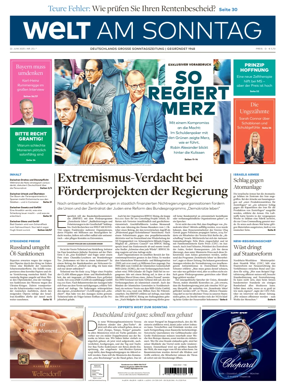Cover of Welt am Sonntag
