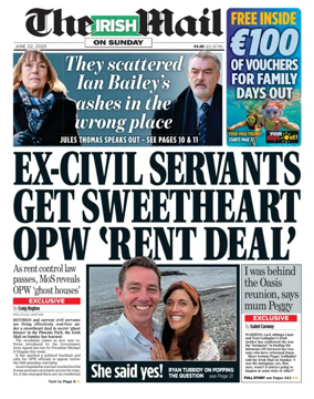 Cover of The Irish Mail on Sunday