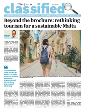 Cover of The Sunday Times of Malta - Classified