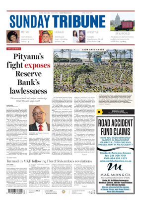 Cover of Sunday Tribune