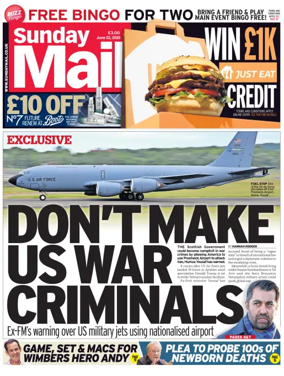 Cover of Sunday Mail (UK)