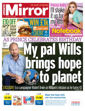 Cover of Sunday Mirror
