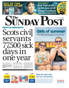 Cover of The Sunday Post (Newcastle)