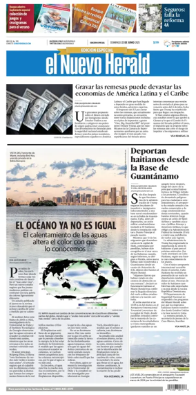 Cover of El Nuevo Herald (Sunday)