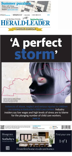 Cover of Lexington Herald-Leader (Sunday)