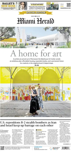Cover of Miami Herald (Sunday)