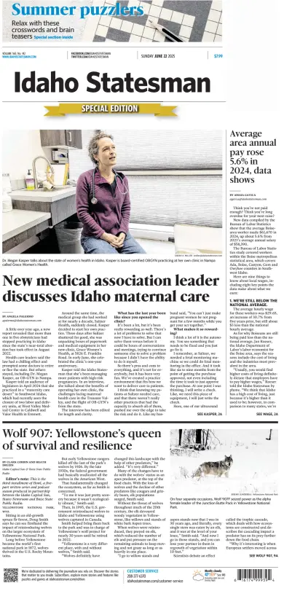 Cover of The Idaho Statesman (Sunday)