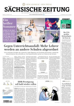Cover of Sächsische Zeitung  (Kamenz)