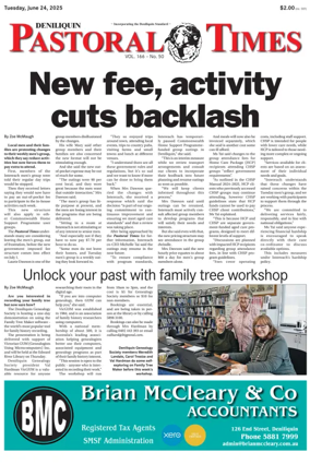 Cover of Deniliquin Pastoral Times