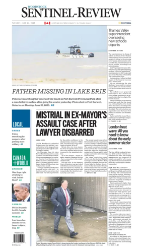 Cover of Sentinel-Review (Woodstock)