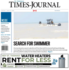 Cover of St. Thomas Times-Journal
