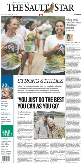 Cover of The Sault Star