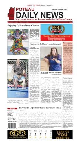 Cover of Poteau Daily News
